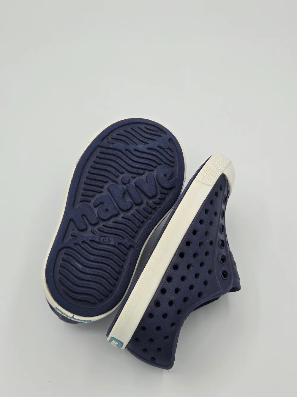 Native Jefferson Kids Slip-On Water Shoes Navy Size C5